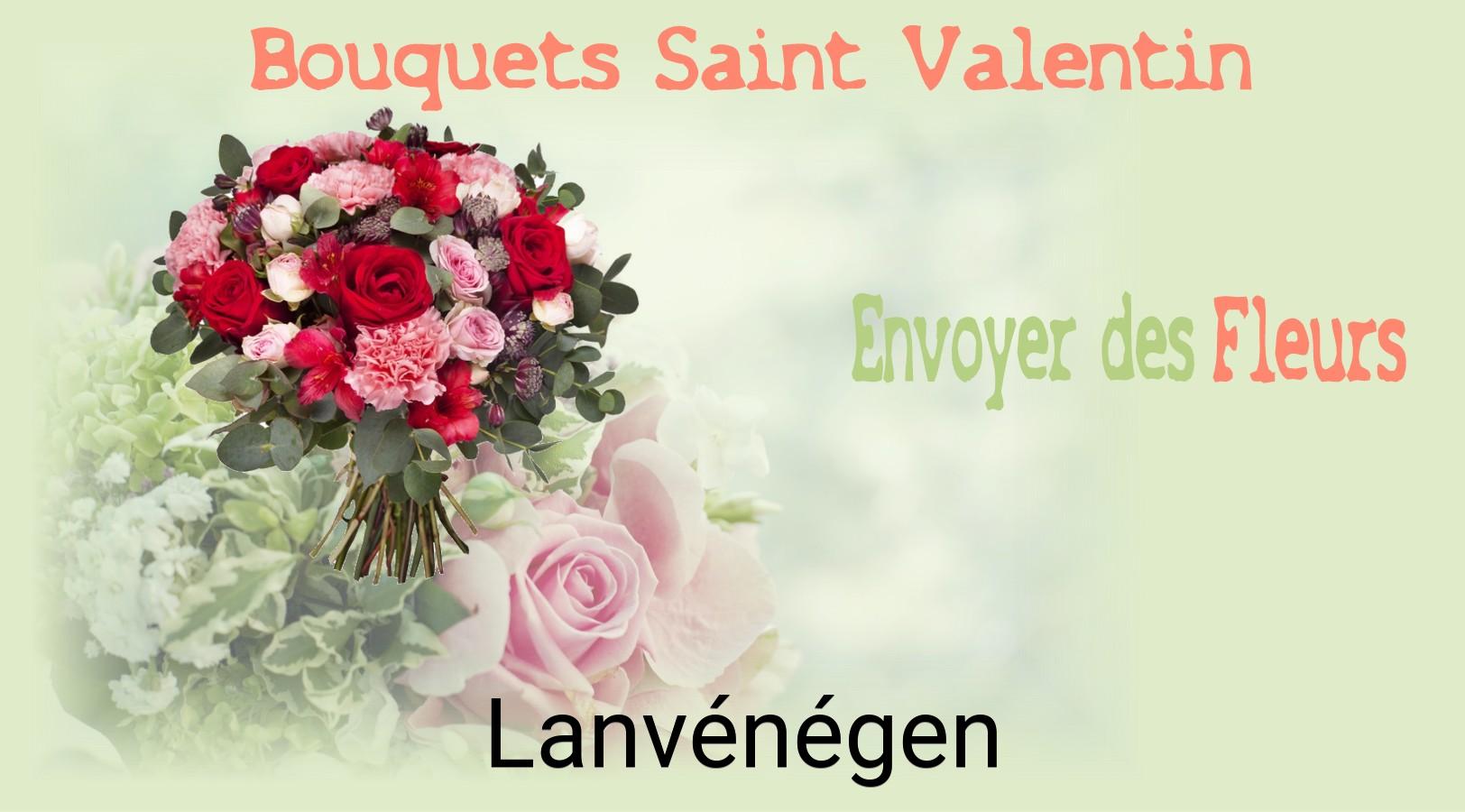 Roses de Saint-Valentin livrées à Lanvénégen
